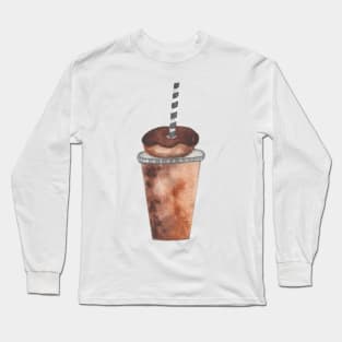 Donut coffee Long Sleeve T-Shirt